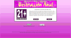 Desktop Screenshot of destruccion-anal.com