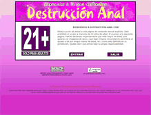 Tablet Screenshot of destruccion-anal.com